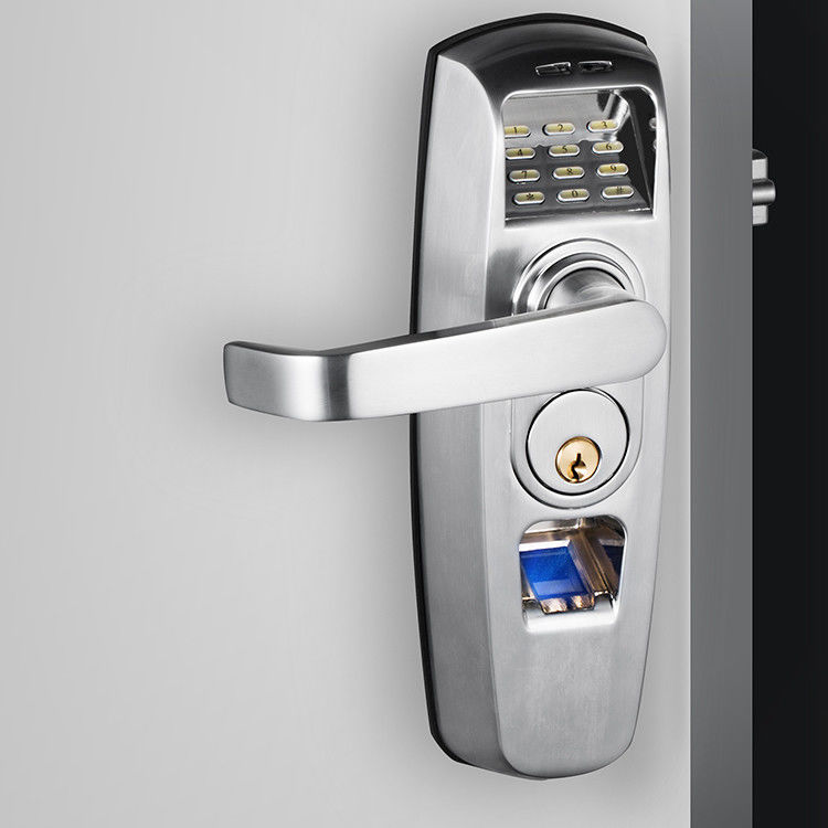 Porta in legno impronte digitali chiave password sbloccare smart home porta di sicurezza serratura con batteria
